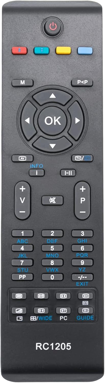 VINABTY RC1205 Replacement Remote Control fit for Hitachi TV 32LD30U 32LD30UA L32HP03U L32VP03U L42SP04U 32LD30UB L26HP03U