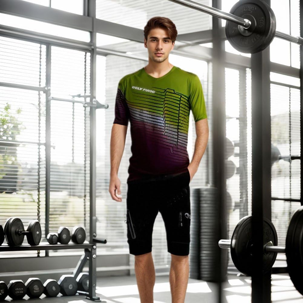 UGLY FROG Bike Wear Short Sleeve Men's Classic Fashion Cycling Downhill Jersey Sportswear Clothing - Image 2