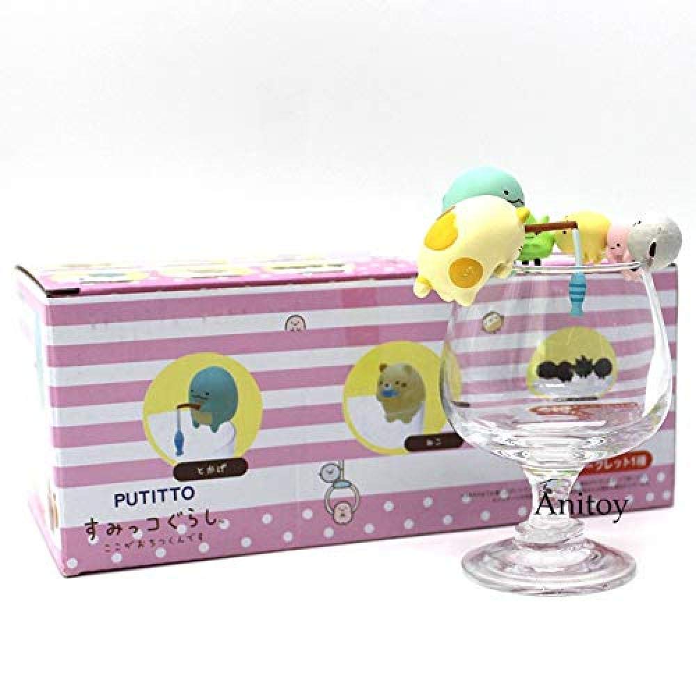 Yida Putitto Series Sumikko Gurashi Cute Polar Bear Penguin Lizard Cat Pork Cutlet Doll Pvc Action Figures Model Toys 9pcs Set 2 6cm Buy Online In Mongolia At Mongolia Desertcart Com Productid