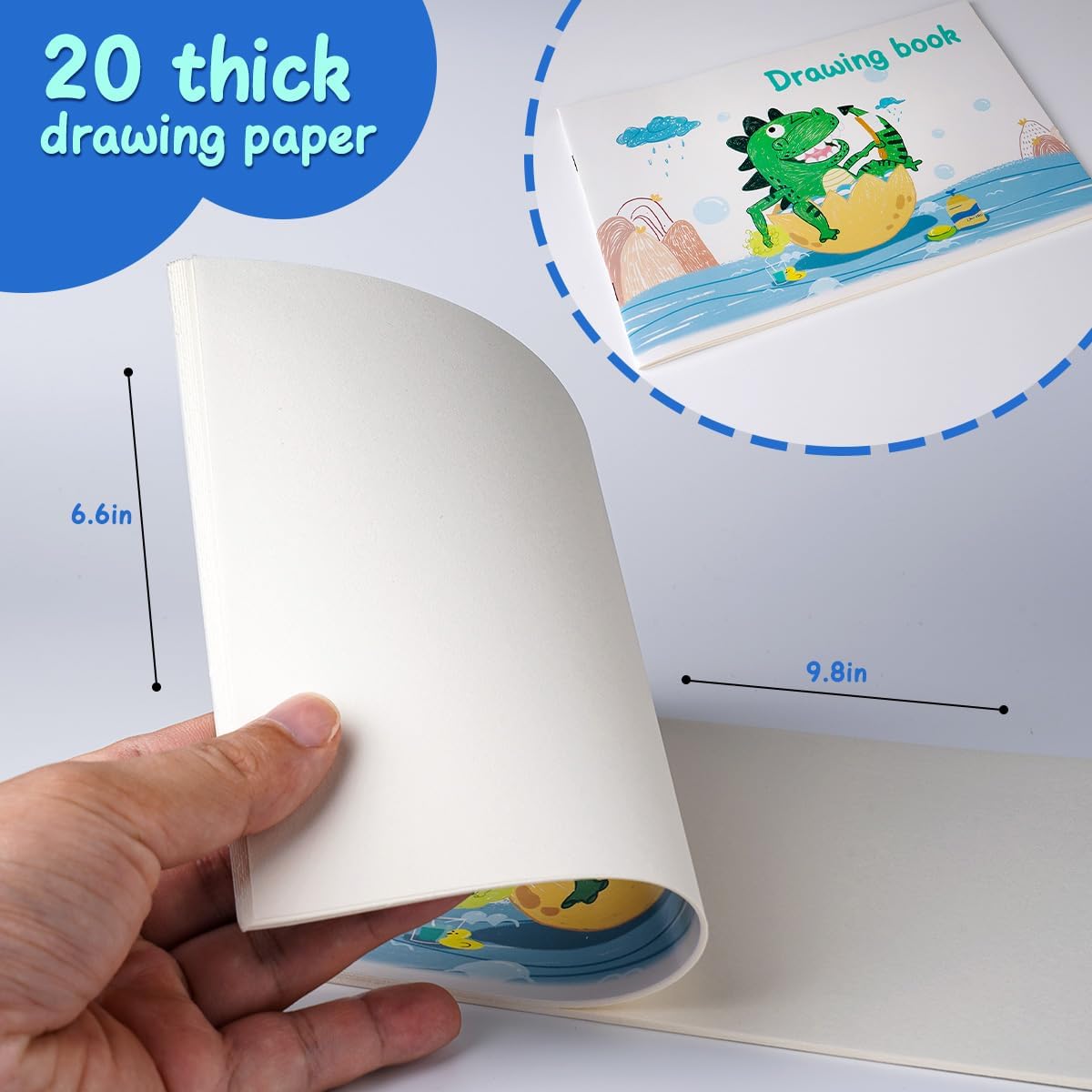 Toddlerz Painting Set Washable Paint Smock Brushes for Kidz Non Toxic Tempera Finger Paints, Brushes, Paint Paper, Sponge, Palette, Smock Supplies for Toddlerz Early Learning Drawing Gifts