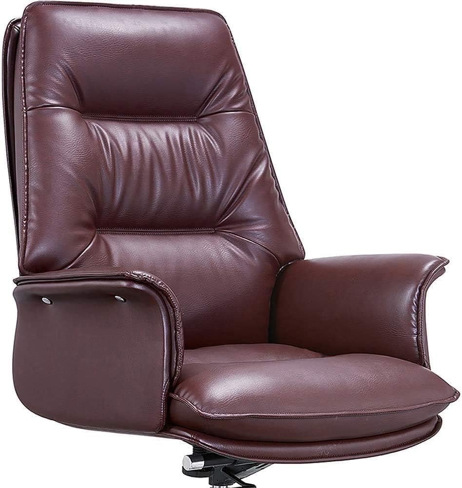Executive Office Chair, High Back Ergonomic Executive Office Chair, Lumbar Support Comfort PU Leather, Flip Up Armrest, Silent Wheels for Gaming and Working, Living Room, Bedroom