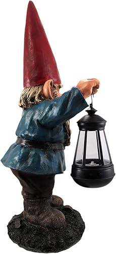 Miniatura 2 de Estatua de linterna de gnomo de jardín de World Of Wonders