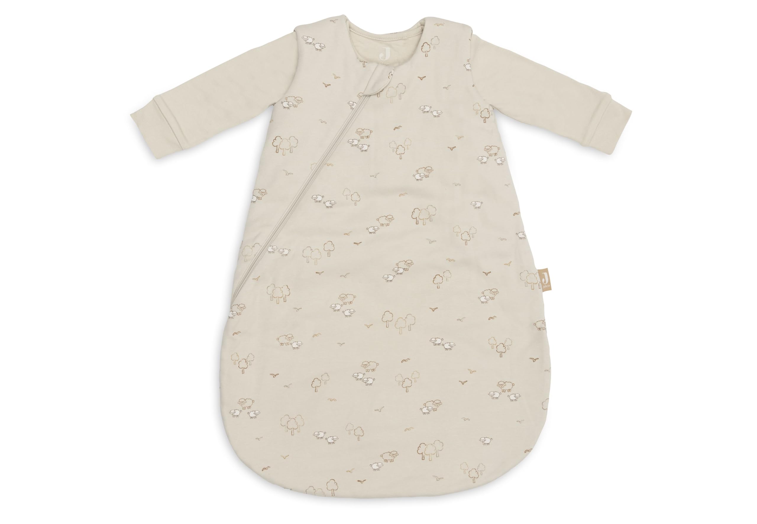 Jollein Schlafsack Baby Newborn - 60 cm - Geeignet für 4 Jahreszeiten - 3 in 1 Babyschlafsack - Oeko-Tex Zertifiziert - Woolly