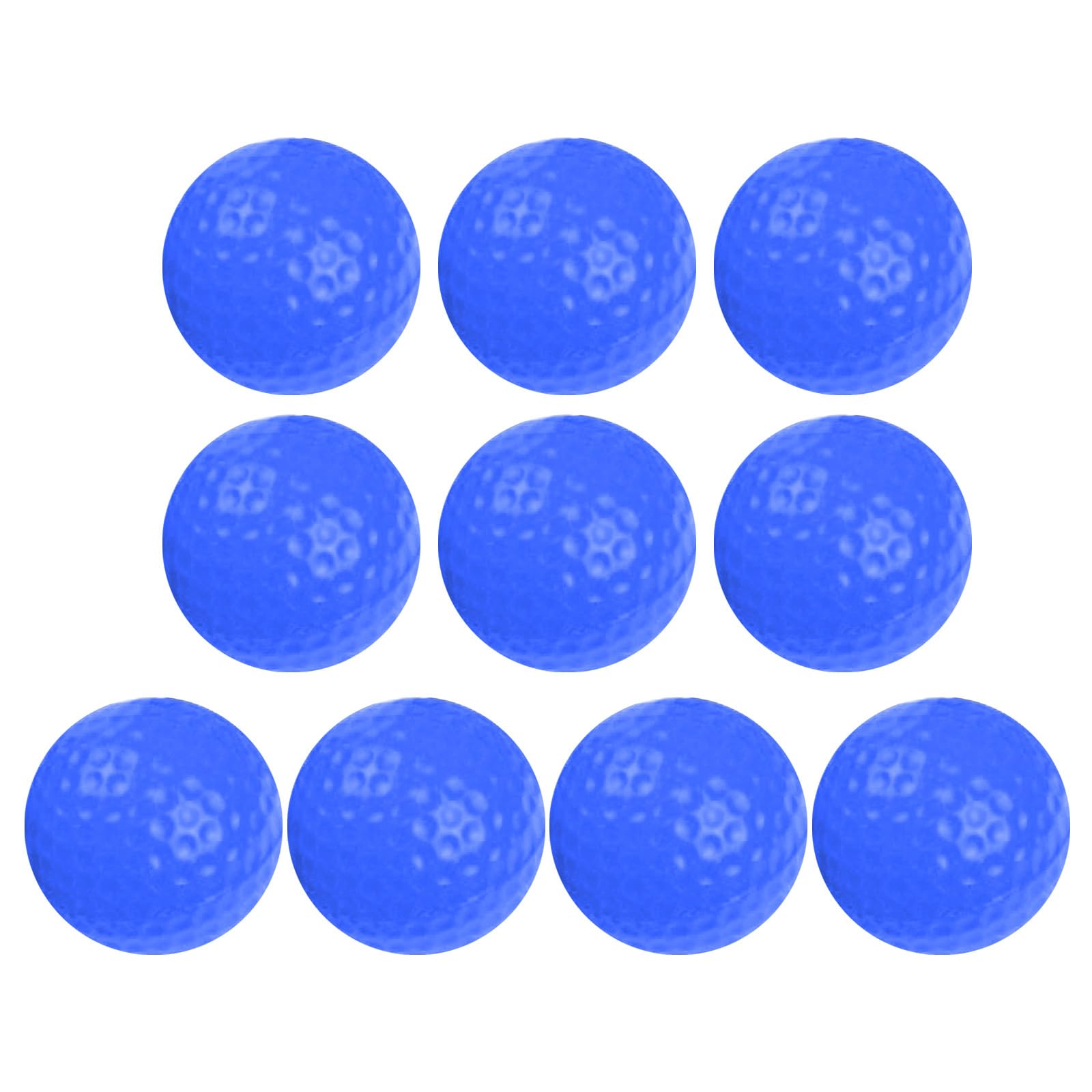 10Pcs Foams Golf Ball PU Practice Realistic Feel Long Lasting Limited Flight Practice for Backyard Pu Foams Golf Soft Golfs