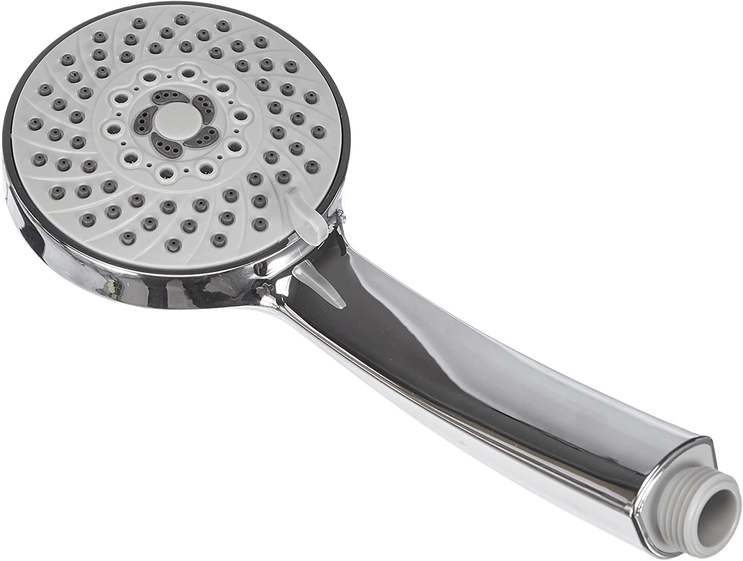 DP Bath Handbrause Mit 3 Funktionen – Silber, Rund, Einfache Montage (ohne Schlauch), Modell RY-H501