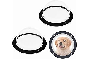 Clear View 12.4" x 12.4" Doggie Fence Window (2 Pack)