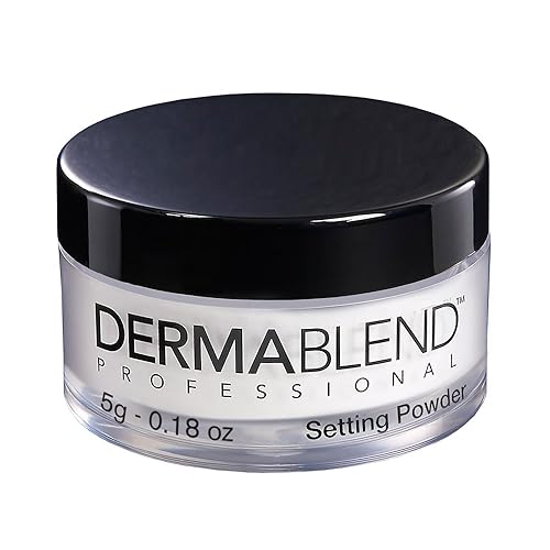 Vista 19 de Dermablend Polvo de ajuste suelto, polvo facial de maquillaje y polvo de acabado para tonos de piel claros, medianos y bronceados Polvo de plátano