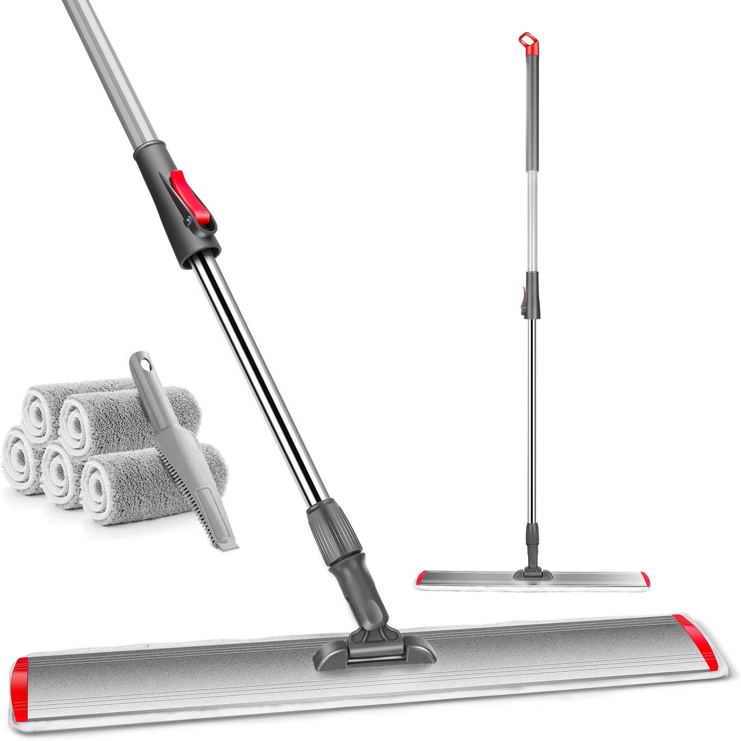 Myiosus Industrial Mop, 60cm Commerical Large Dust Mops for Hardwood