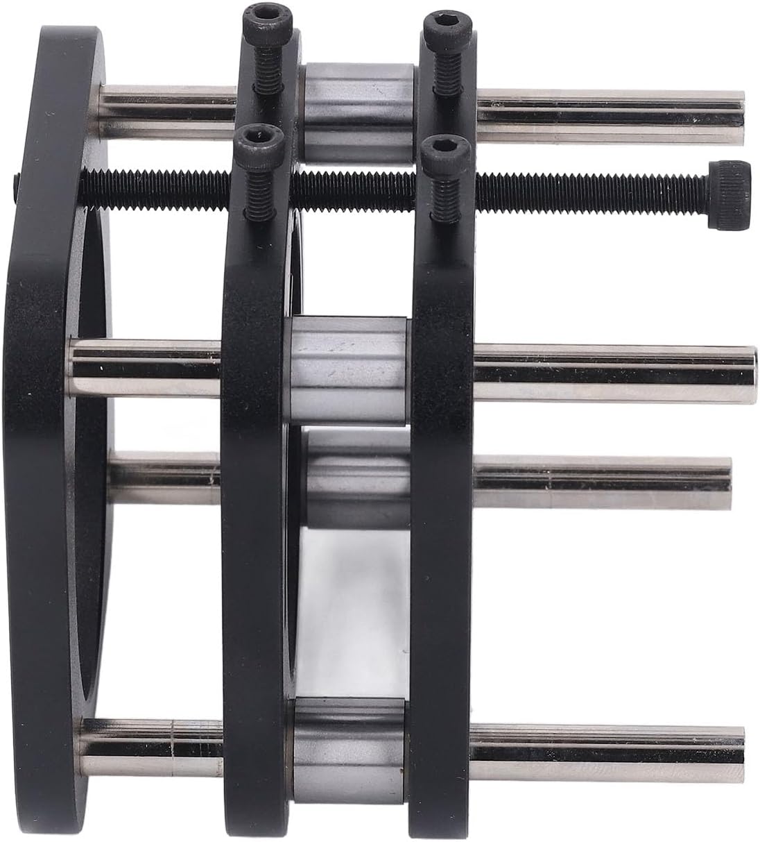 Focket Adjustable Router Base, 4 Jaw Clamping with Height Adjustment for 64-66mm Woodworking Slotting Trimming Machines Router Table Lifting System Base with Aluminum Alloy Construction