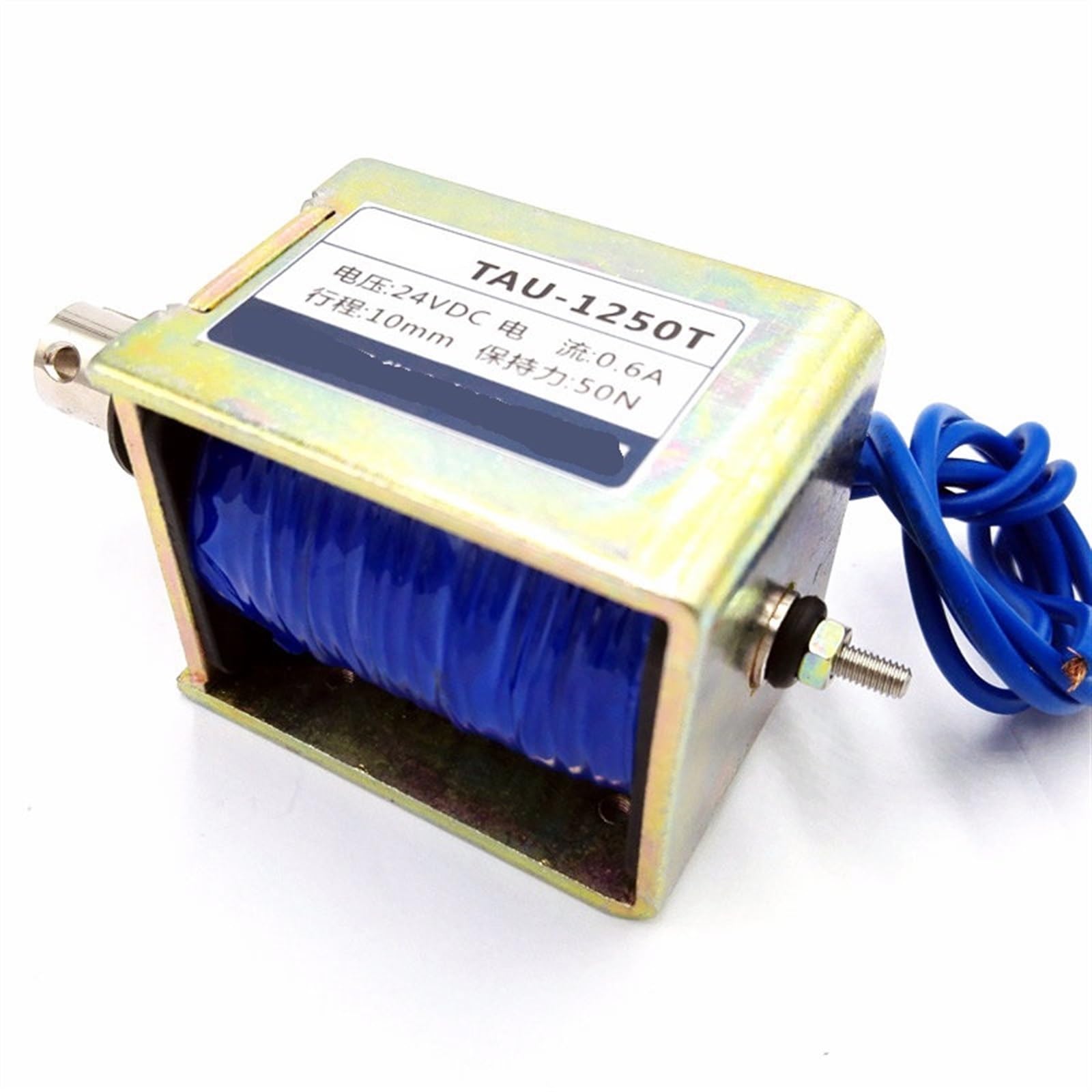 Elettromagnete a solenoide DC 12V 24V Push&pull tipo Open Frame TAU-1250T JF-1250T 1 pz(12VDC)