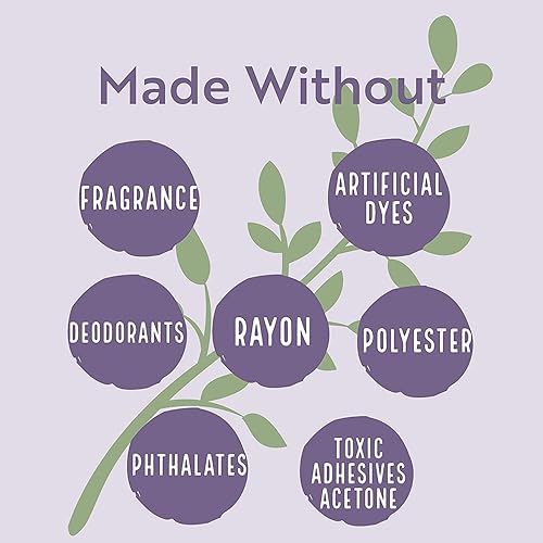 Miniatura 4 de Organic Cotton Cover Pads, Cruelty-Free, Menstrual Overnight Sanitary Pads for Women, Unscented, Breathable, Vegan, Organic Pads, Natural Sanitary