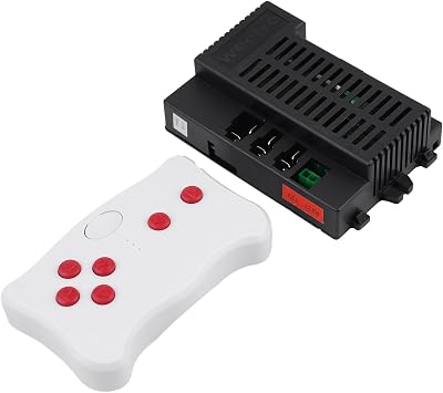Remote Control Receiver Box for Electric Ride on Car, Replacement Controller Unit with for frequency Matching, for Compatible with Weelye TX10 TX20 RX7 RX13 RX18RX37 B 12V Full set