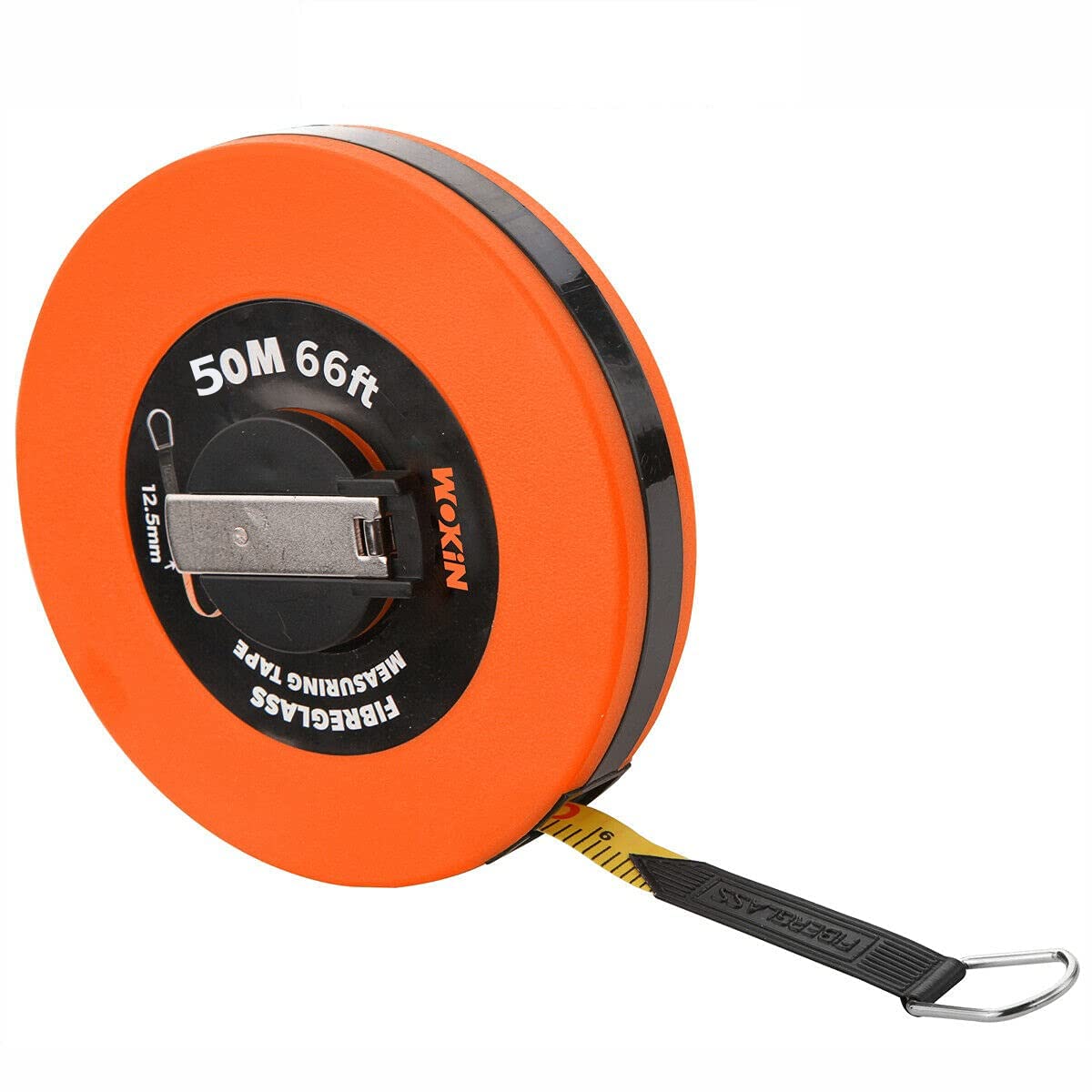 TOOLSTEK WOKIN Mètre Ruban En Fibre De Verre De 30 M X 12,5 Mm De Long