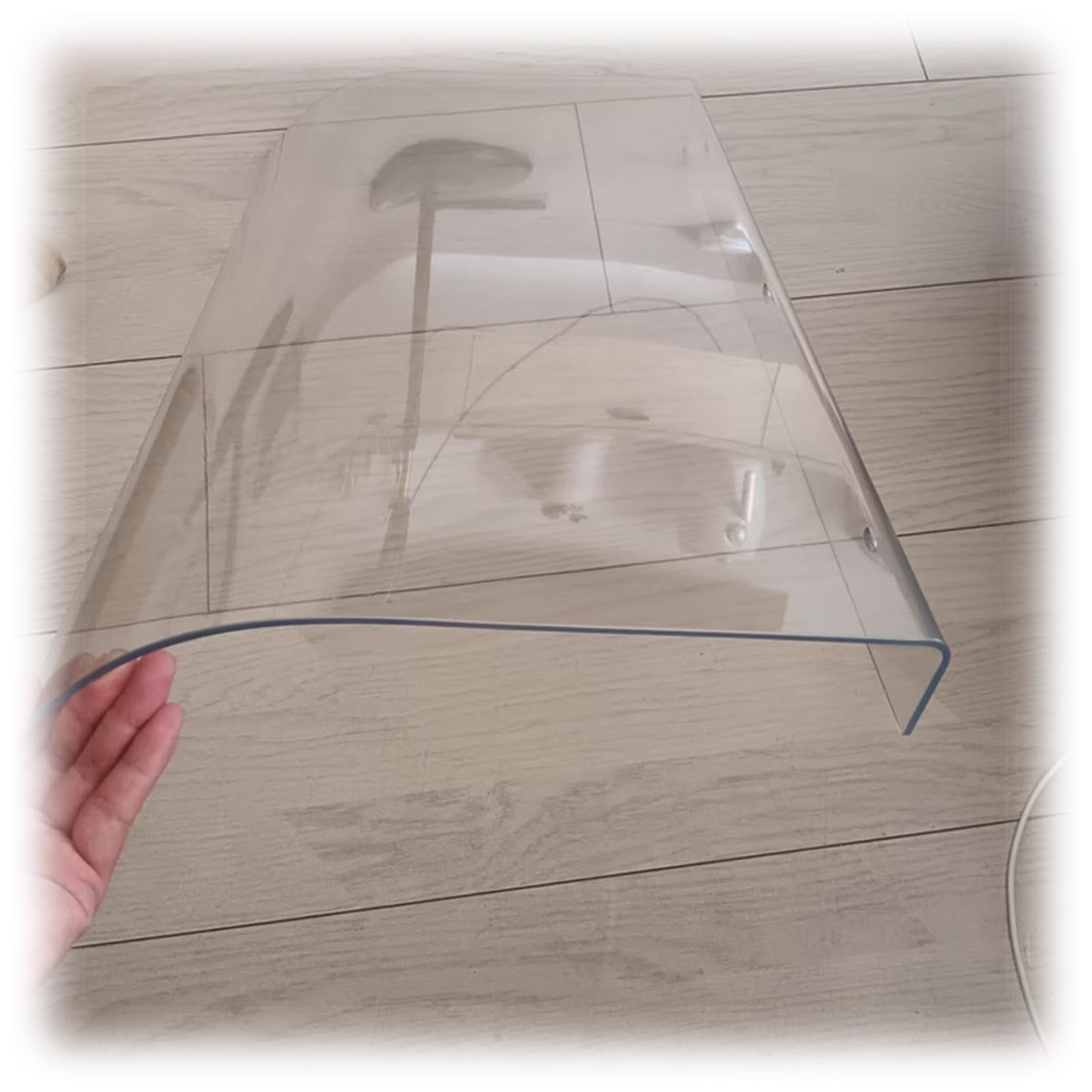 Auvent de porte d'extérieur transparent pour garder votre entrée au sec
