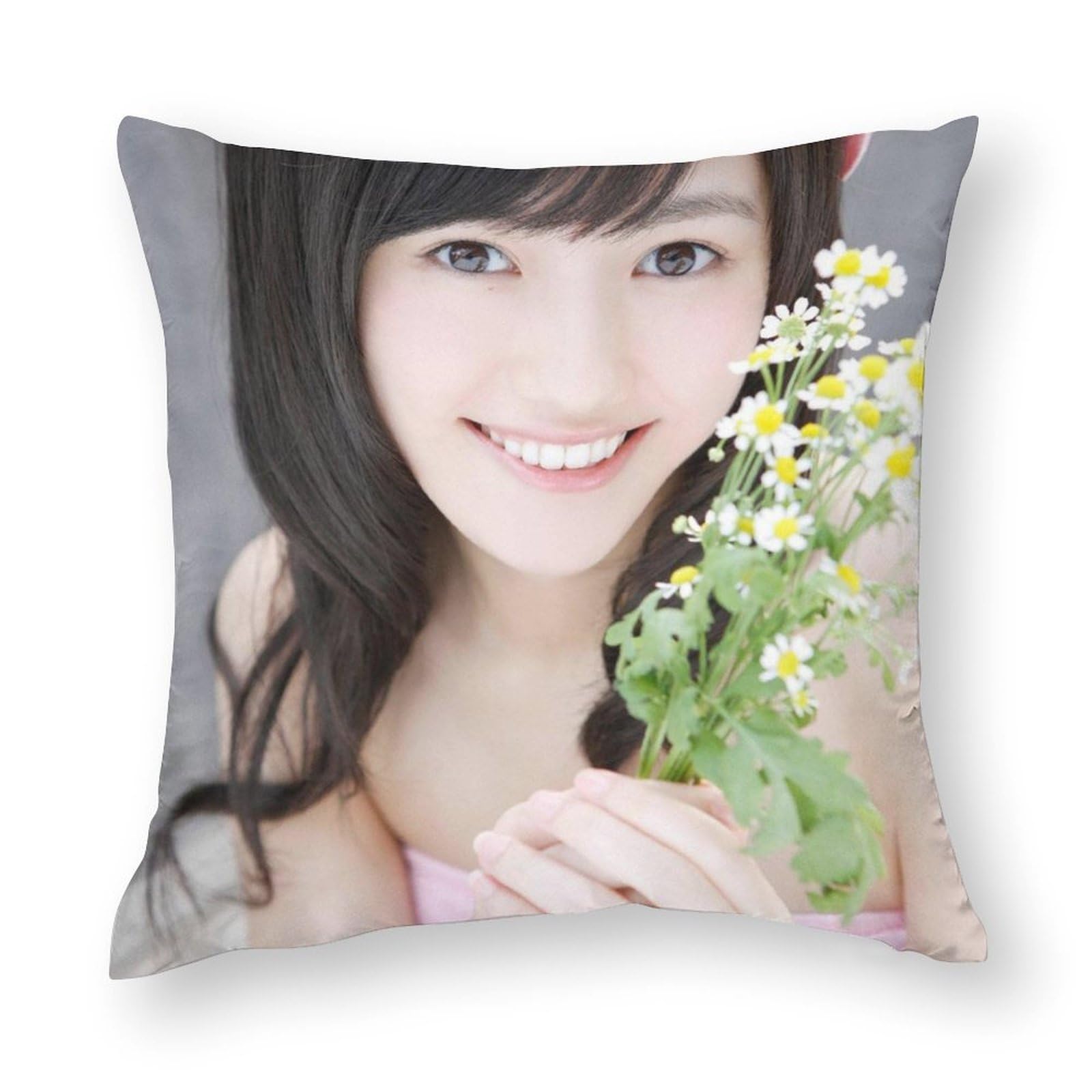 Amazon｜渡辺麻友 枕カバー 抱き枕カバー 正方形 枕カバー クッション 