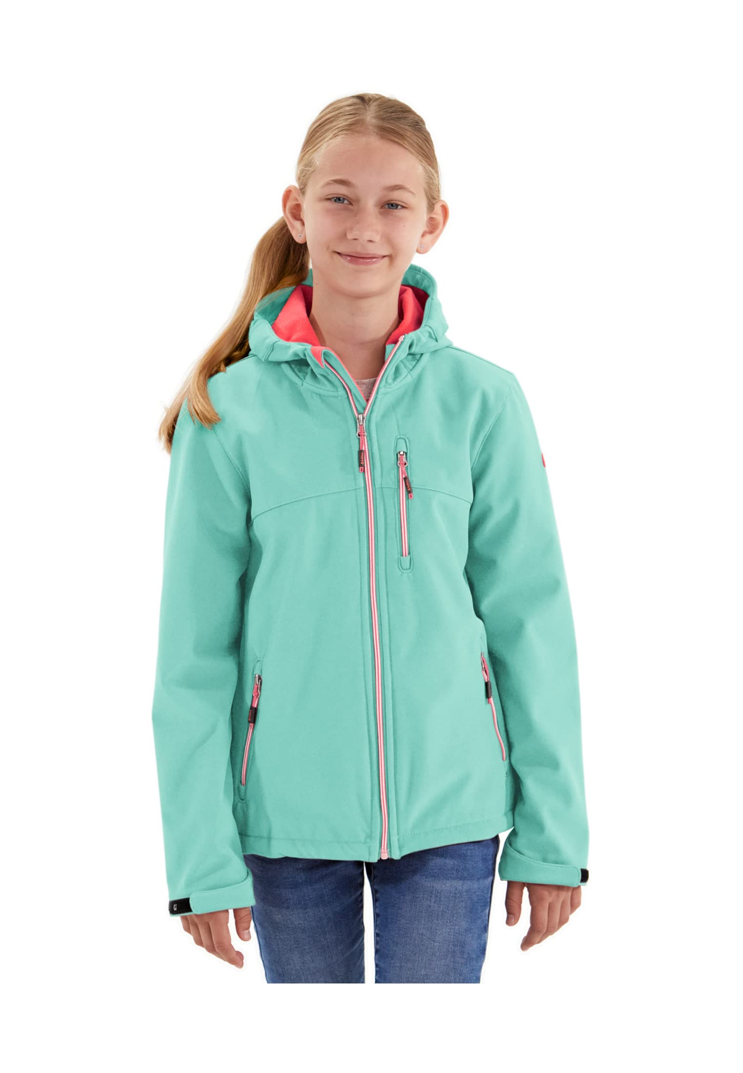 Killtec Girls Jacke Softshell/Veste de Plein air avec Capuche Fille