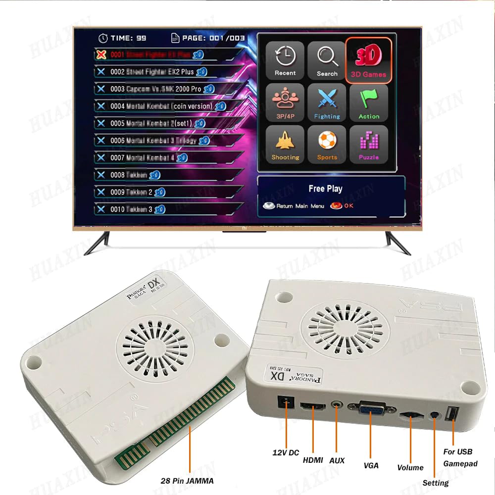 Amazon.com: Pandora Saga DX Plus 3000 Horizontal + 516 Vertical