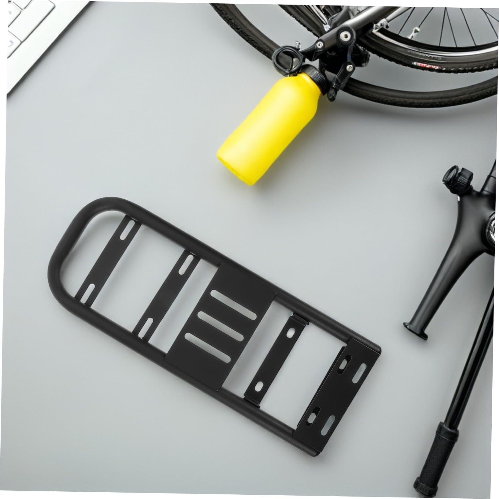 NOLITOY Soporte Trasero para Bicicleta Eléctrica de Alta Resistencia Bastidor de Carga Extendido Plataforma para Equipaje y Mochilas Compatible con Múltiples Fácil Instalación y