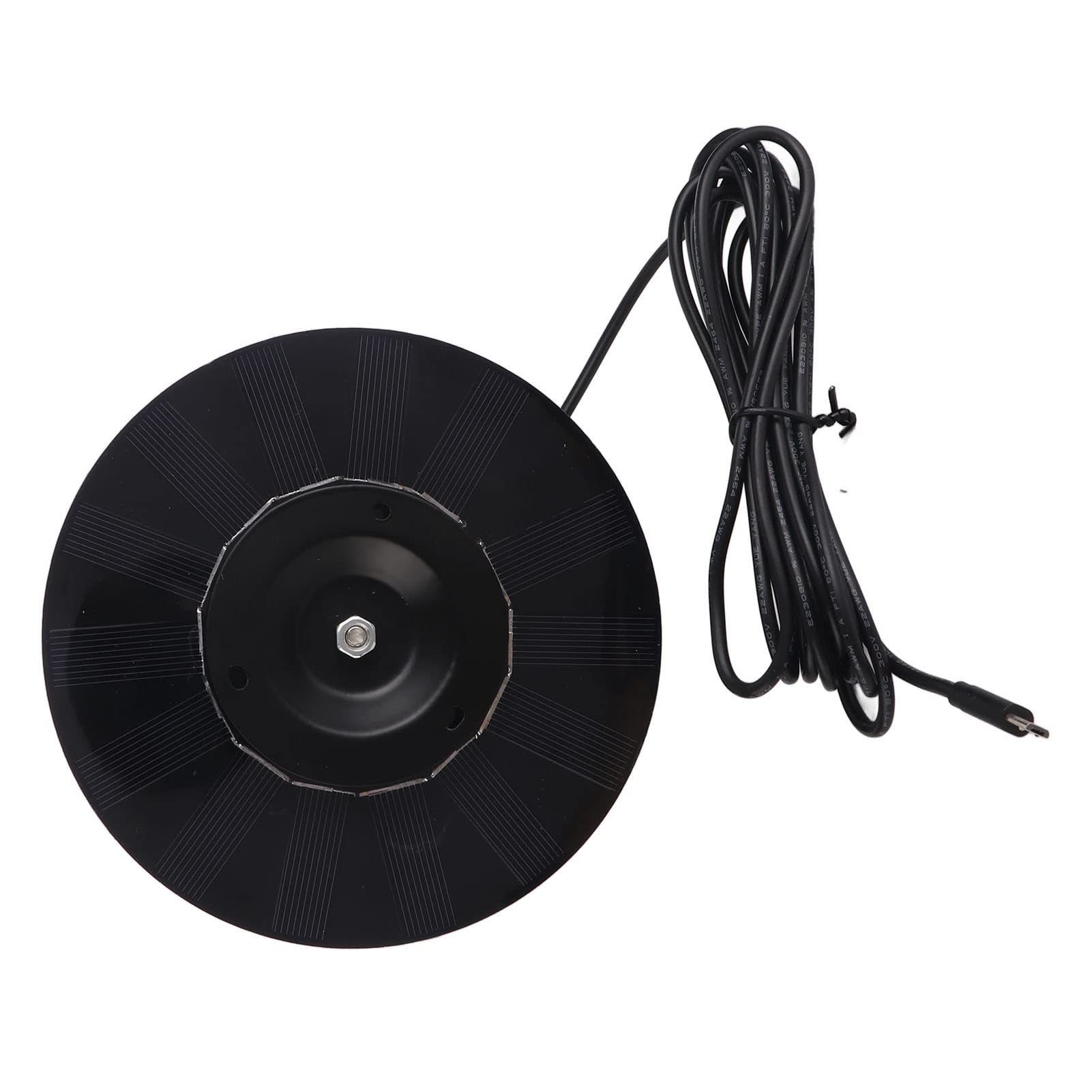 Solar Panel Charger Kit 4W Monocrystal Silicon for Outdoor Monitoring - Efficient Power Supply, Easy Installation, Ideal for Camera Charging