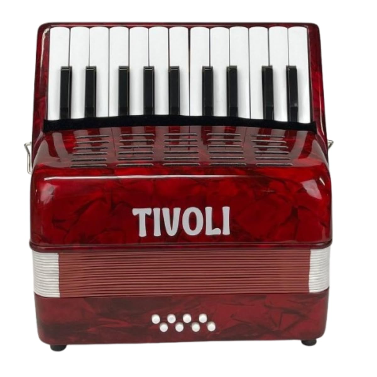 Acordeon Tivoli 22 Teclas 8 Baixos 1 Voz com Estojo Rígido