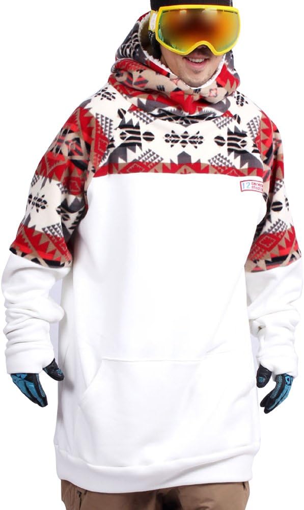 Shootingstar Men's Snowboard Ski Tall Hoodie