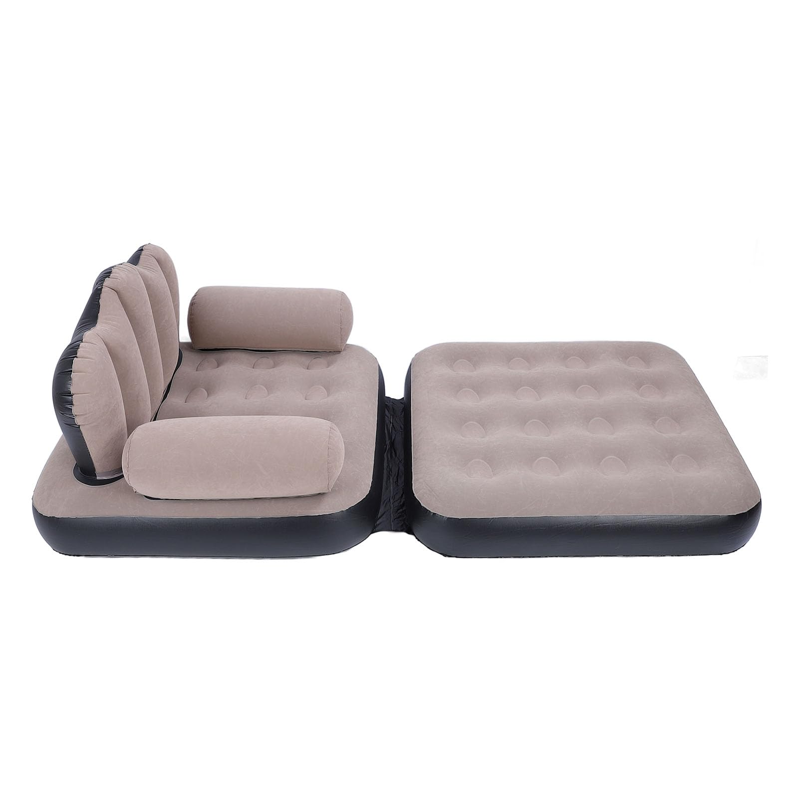 Tonysa Sofá Cama Inflable Portátil | Colchón Inflable de PVC Flocado Engrosado para Viajes en Casa y Camping
