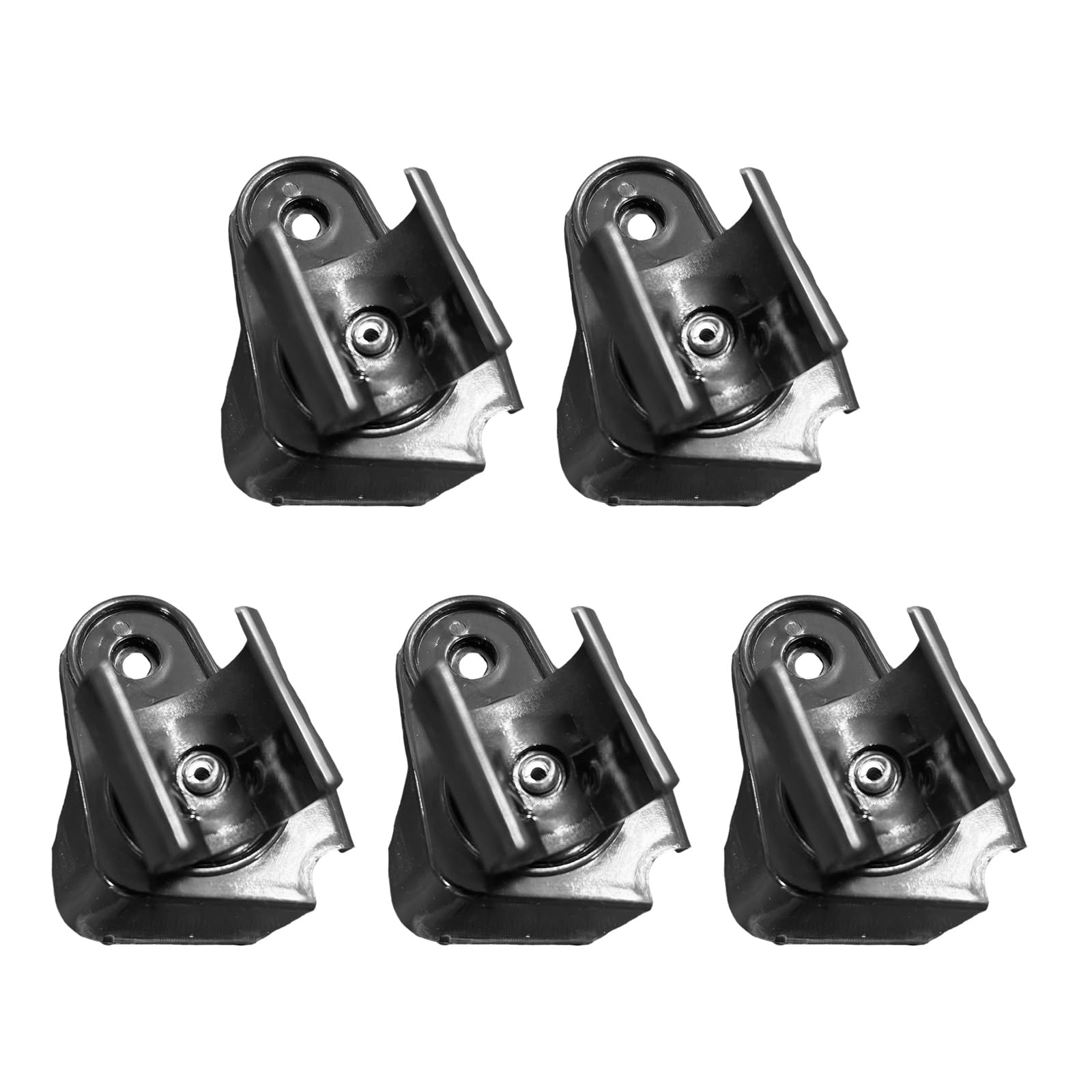 YROHGKPN Of 5 Flashlight Clamps Flashlight Holder for Hats Easy Attach Bracket for Mining Cycling Headlights Hardhat Holder