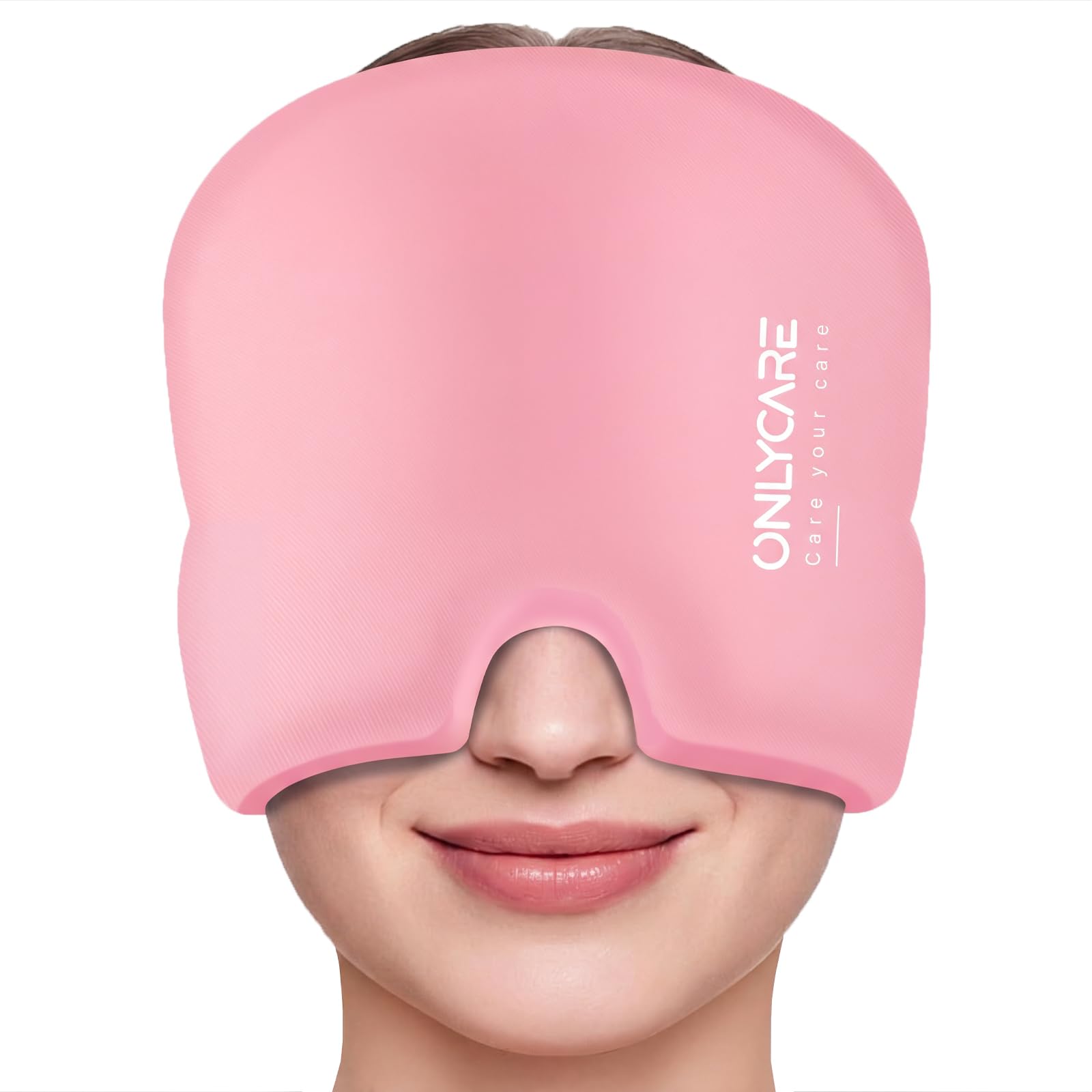 ONLYCARE Migraine Relief Cap for Women, Headache Relief Cold Cap Ice Mask