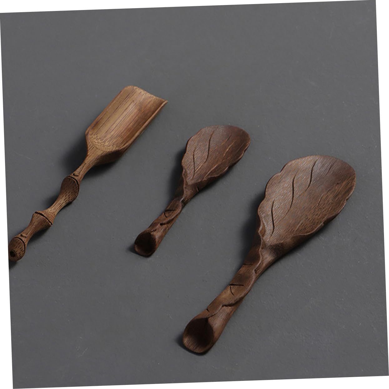 ABOOFAN Handmade Bamboo Tea Spade Tea Ceremony Six Gentlemen Tools Practical Teaspoons