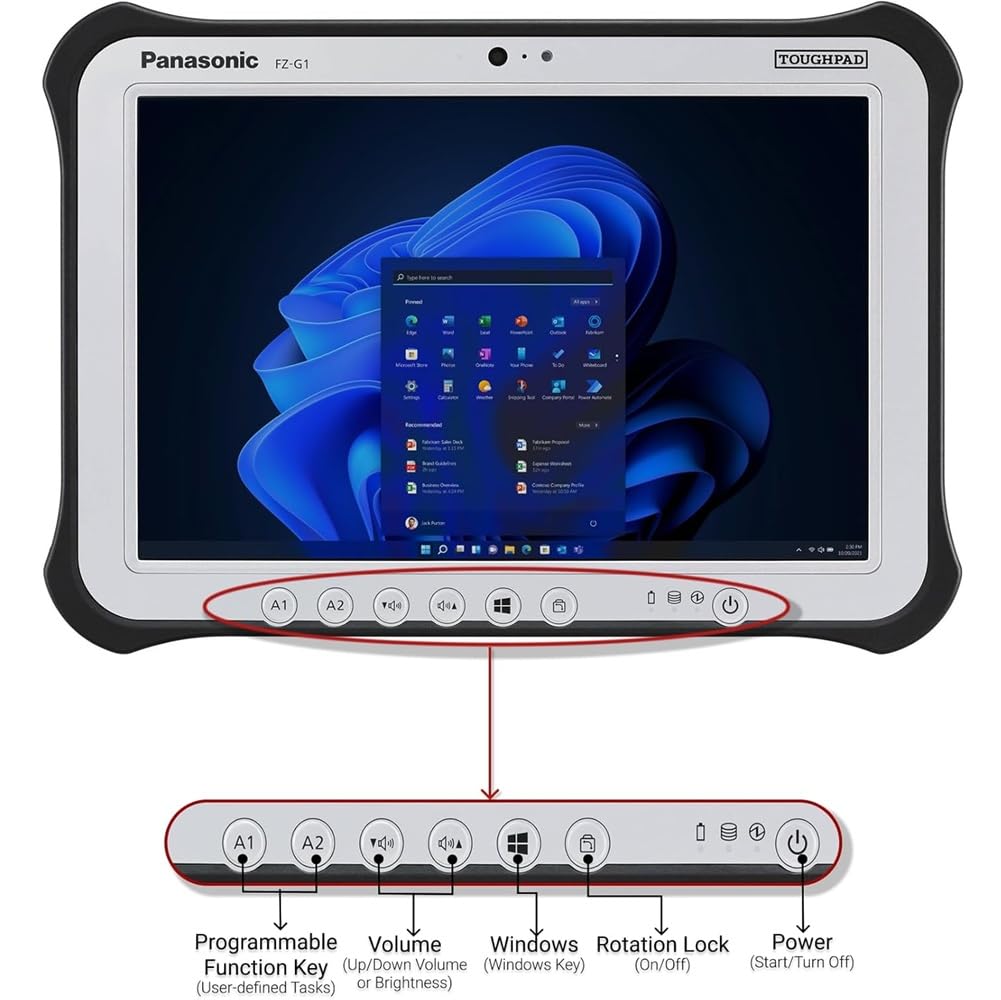 Amazon.com : Panasonic Toughpad FZ-G1 MK4 Rugged Tablet PC