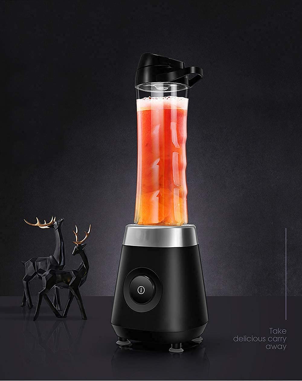 MIIKHI Juicer Machines,500ml Portable Juicer Cup Electric Automatic Vegetables Fruit Juice Tools Maker Cup