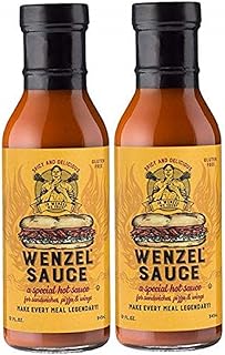 #1 Sandwich Hot Sauce Spicy Tangy Delicious Makes For A Legendary Meal, 12oz Bottle 2-pack