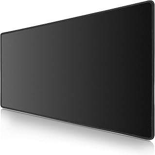 Extended Mouse Pad 31.5x15.7inch, Canjoy Gaming Mouse Pad, XXL Large Big Computer Keyboard Mouse Mat Desk Pad with Non-Slip Rubber Base and Stitched Edge for Home Office Gaming Work