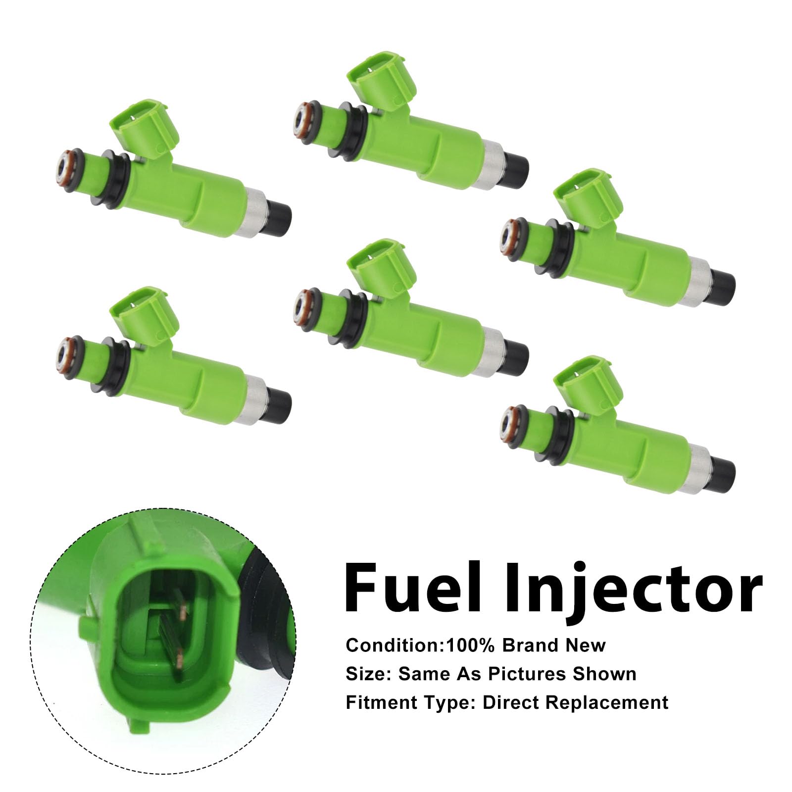 6Pcs Fuel Injector para Subaru Legacy Tribeca 2008-2014 2010-19