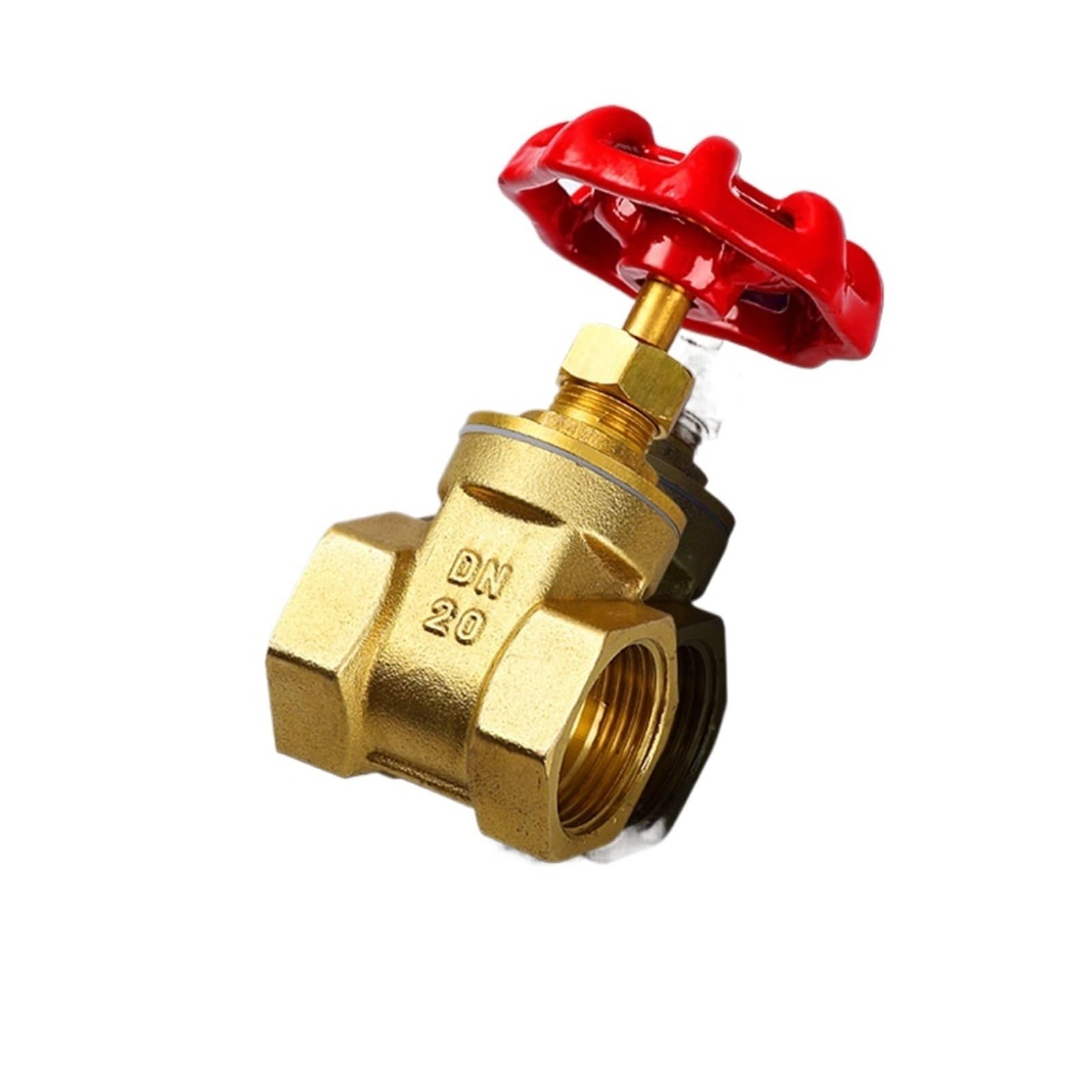 Válvula de compuerta G3/4 de cobre contra fugas de presión en instalaciones de agua internas