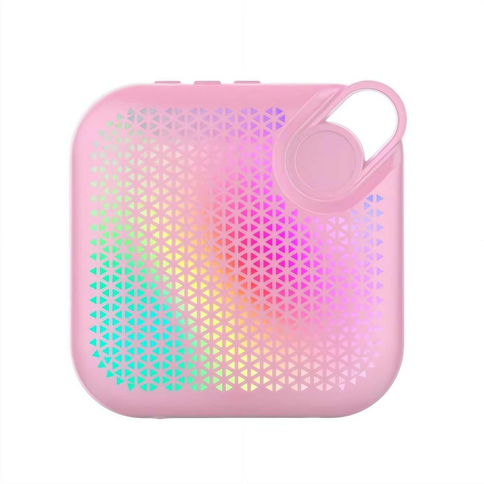 7-Color LED Bluetooth Speaker 5W Portable Wireless Speaker with RGB Night Light 360 Surround Sound Bluetooth 5 3