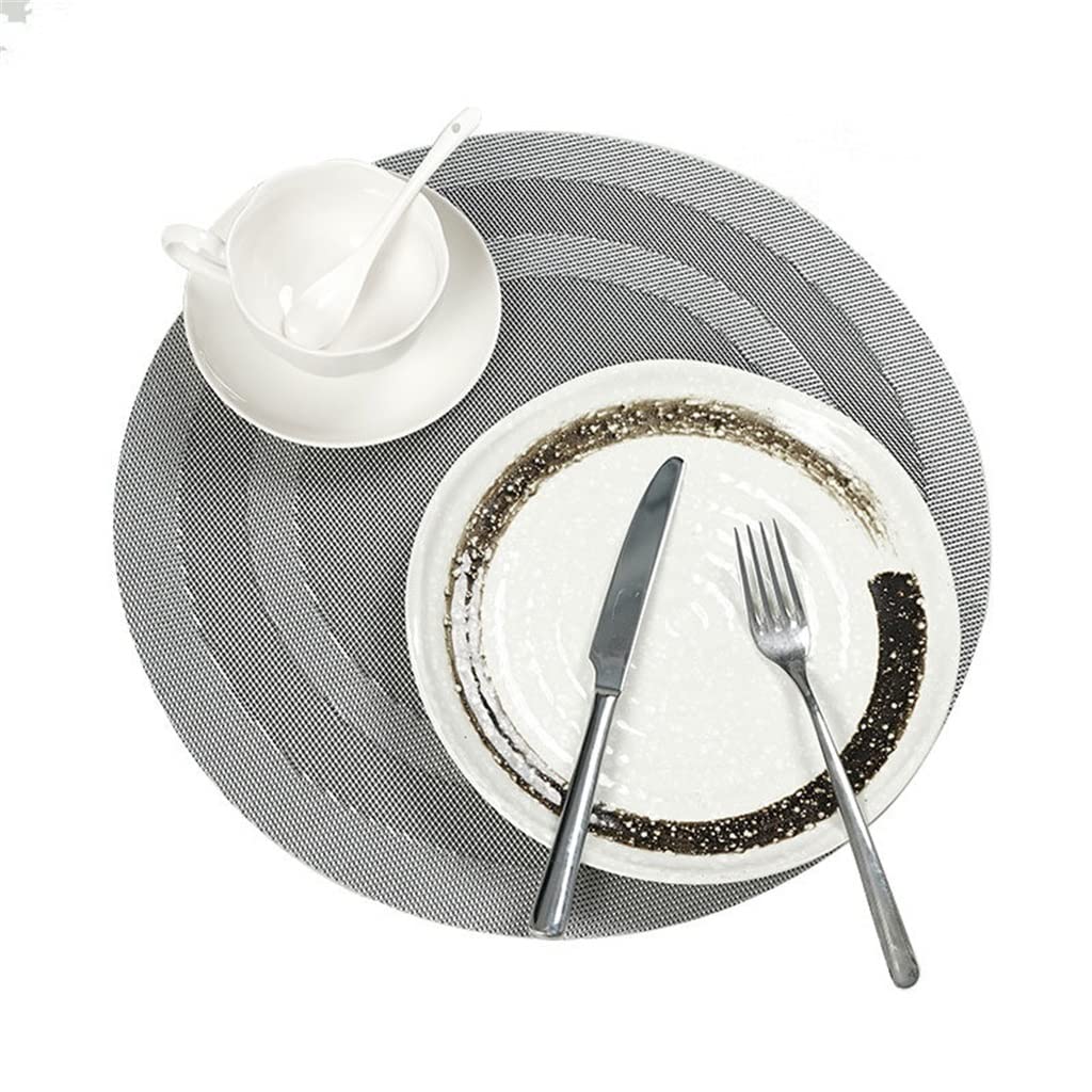 Napperons ronds hôtel restaurant en PVC pour une décoration de table chic