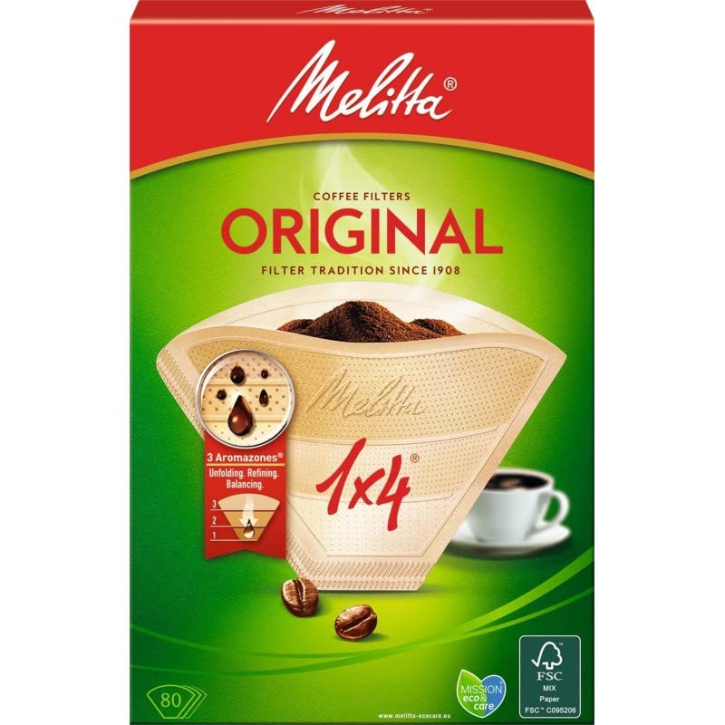 Filtres à café Melitta 1:4 pour préserver les arômes de votre mouture