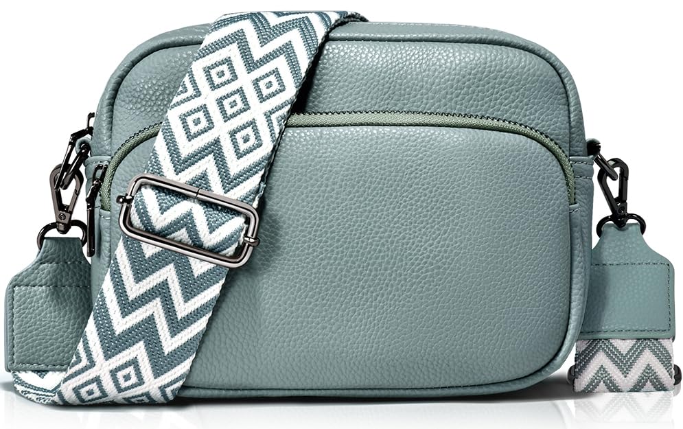 GASSDA Umhängetasche Damen Kleine Handtasche Damen PU Leder Crossbody Bag Moderne Taschen mit Abnehmbarem Schultergurt