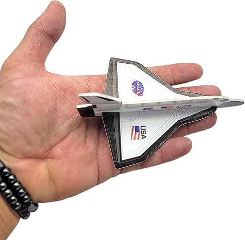 Miniatura 6 de Zugar Land Planeadores de espuma de transbordador espacial (5 pulgadas) Juguetes voladores del cosmos del espacio exterior. Avión Fun Jet (24