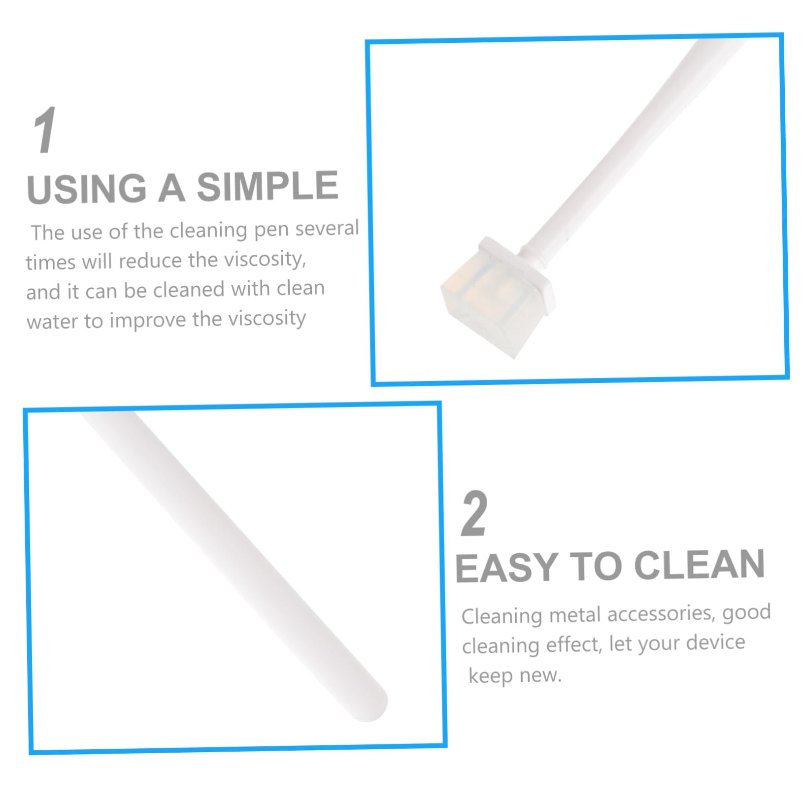 ARTIBETTER 2pezzi Stick Per Gel Per Fotocamera Ccd Cmos Antipolvere Accessorio Per Obiettivi e Rimozione Macchie