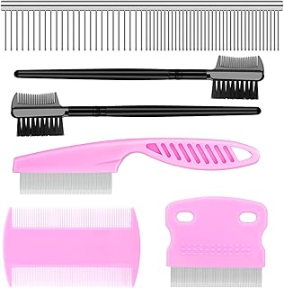Sponsored Ad - Flea Comb Lice Comb Cat Comb Dog Comb Pet Grooming Combs Tear Stain Remover Comb Remove Mucus Crust 2-in-1 ...