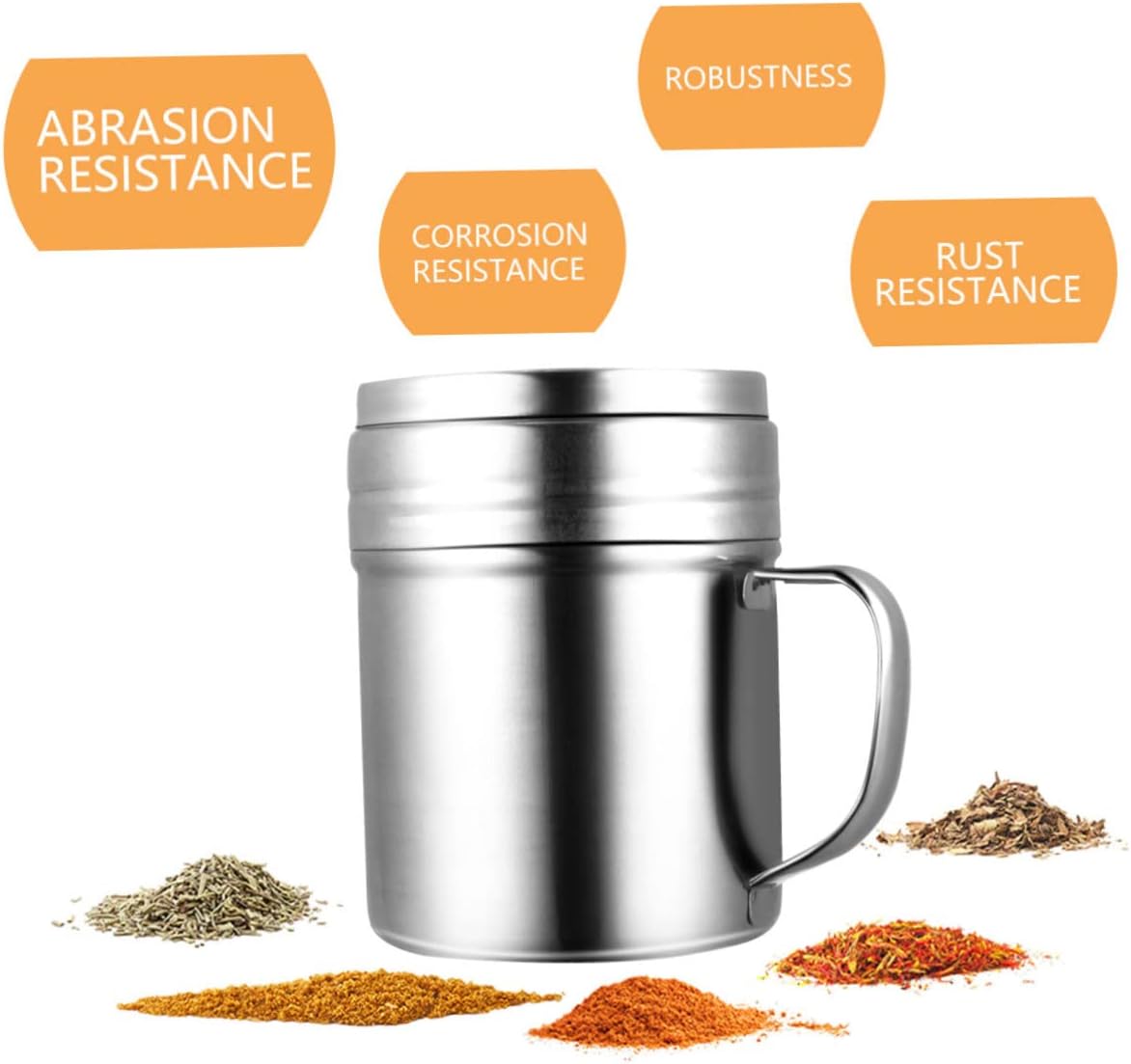 ABOOFAN 4pcs Seasoning Shaker Bottles Stylish Pepper Pots Salt Pepper Mills Multipurpose Condiment Box for Kitchen