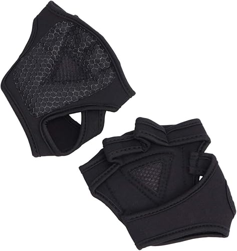 Miniatura 3 de LIOOBO 2 unidades de guantes sin dedos, cinturón de gimnasio para mujeres y hombres, correa para hombre, guantes de ejercicio para hombre, guantes