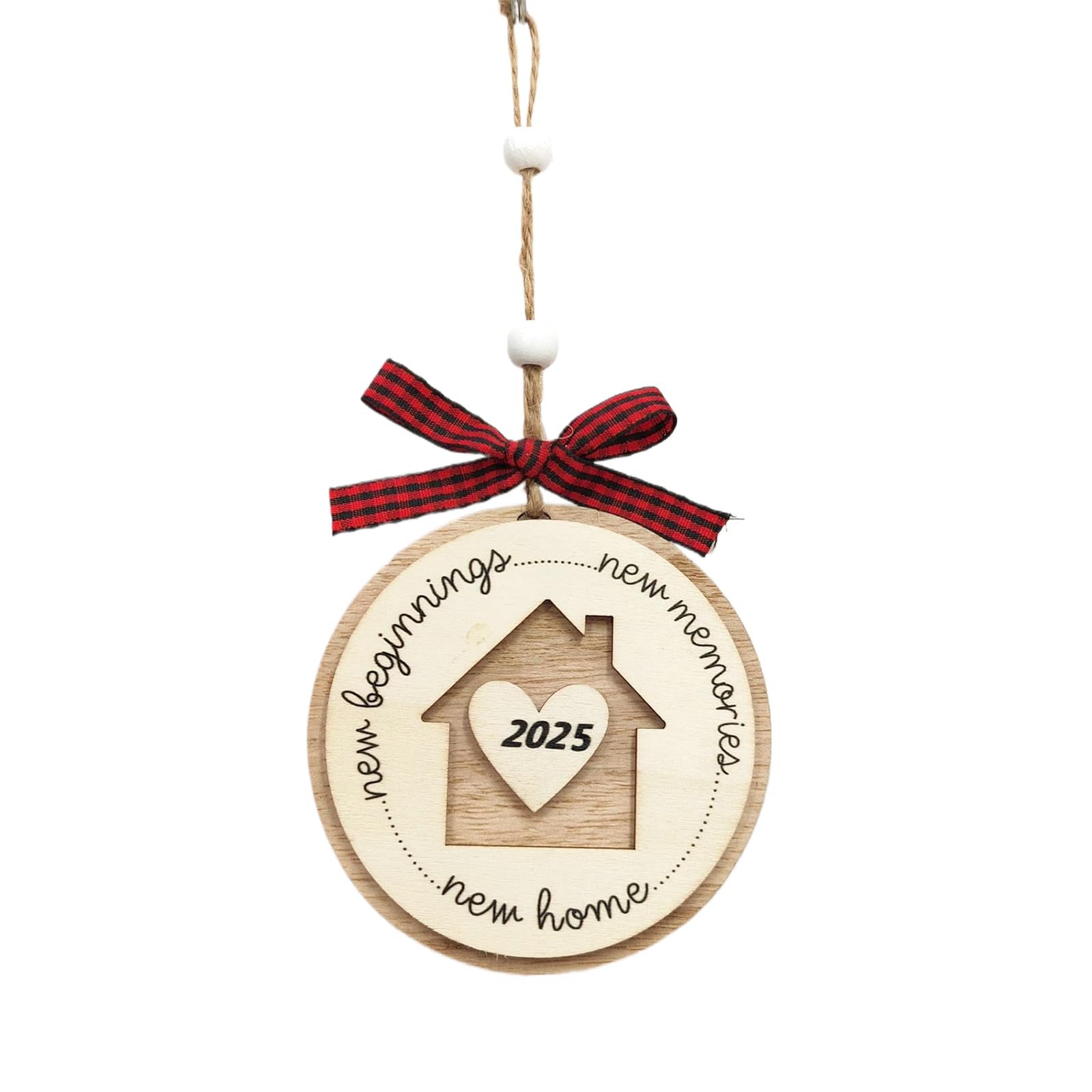 Fnsighd Earthy Tones Housewarming Hanging Ornaments Plaque,New Home Ornament House Warming Gifts,2025 New House Gift Ideas,Home Décor Ornaments Suitable As Housewarming Gifts For Friends And Family