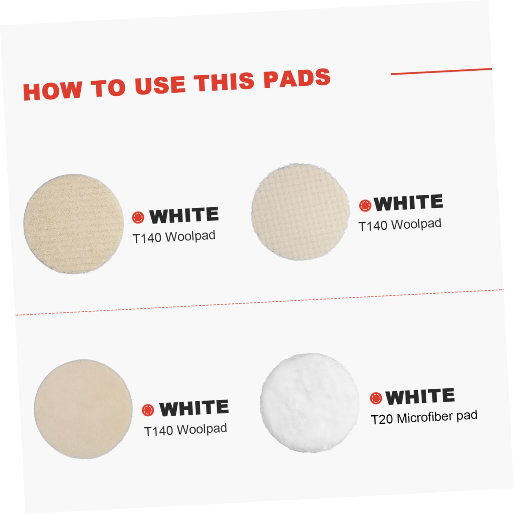 7stücke Teiliges Polierpad Buffing Pads Für Bohrmaschinen Vielseitige Polierwerkzeuge Für Effektives Polieren Und Finish Von Fahrzeugoberflächen