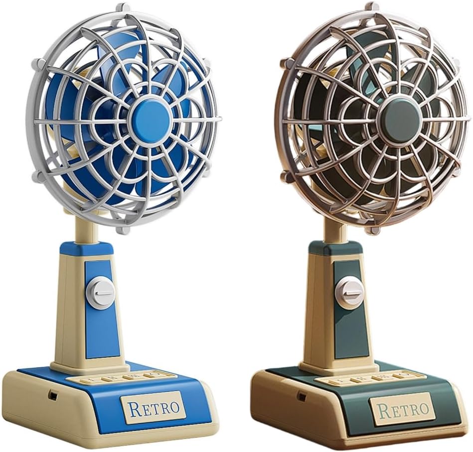 Small Desk Fan With Quiet Operation Rechargeable Air Circulator Fan for Home