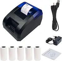 Impressora de recibos Bluetooth térmica portátil ou impressora POS USB Dual Connectivity com 5 rolos de paple,58mm,alta velocidade 70mm s impressão para restaurantes varejo,auto temperatura contral
