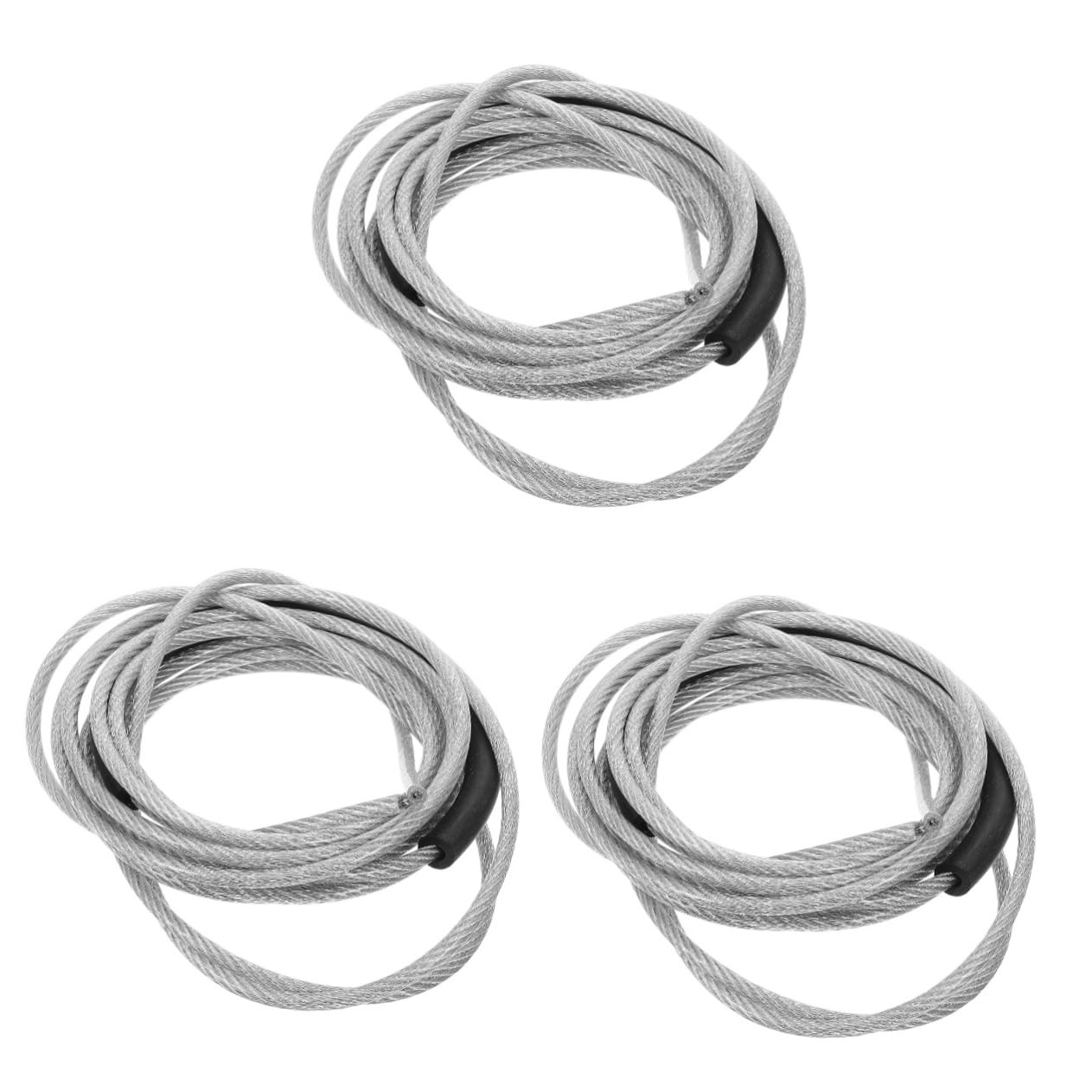 KOMBIUDA 3stücke Gewichtete Springseil Ersatzschnur Aus Robuste Fitness-springseil Für Ausdauertraining Für Indoor Und Outdoor-workouts Verbesserte Stabilität Und Kontrolle