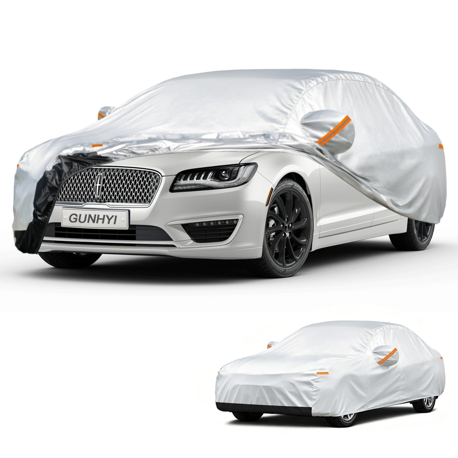 GUNHYI Car Cover Custom Fit Lincoln MKZ (2006-2026) Waterproof for Automobiles, Oxford Sun Rain Dust Snow Protection (Ships from US Warehouse, Delivery 3-8 Days)